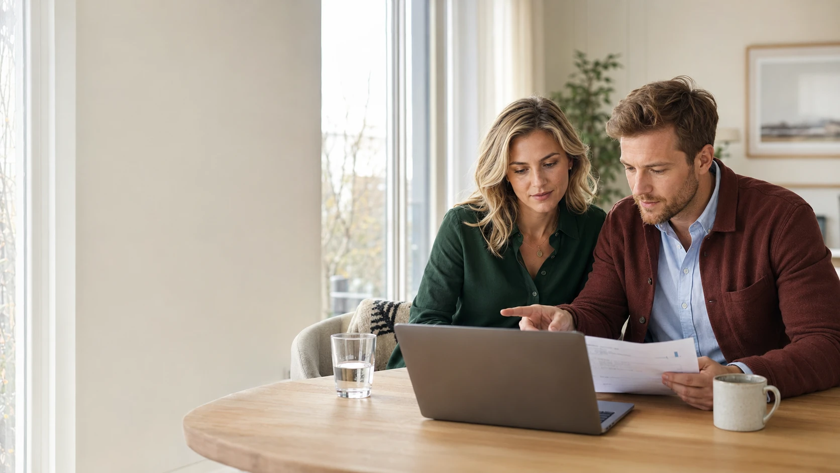 Homeowners reviewing mortgage refinancing options in Vancouver